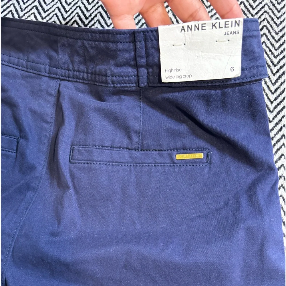 Anne Klein Wide Leg Pants in Blue | Sz 6 | NWT - Picture 10 of 11